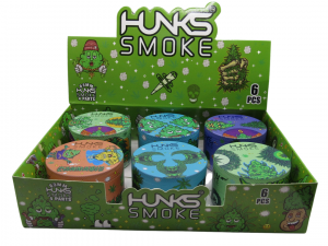 Hunks Smoke Herb Grinder 6CT MJ2