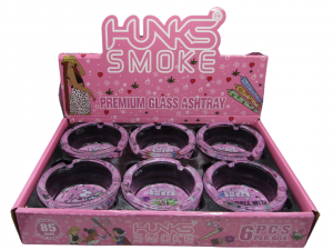 Hunks Smoke Premium Glass Ashtray