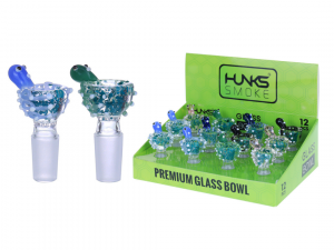 HUNKS SMOKE PREMIUM BOWL 14MM 12CT WP-638