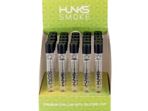 HUNKS SMOKE CHILLUM W/SILICONE CAP 25CT