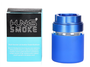HUNKS SMOKE GLASS - ALUMINUM PREMIUM GRINDER CN6556