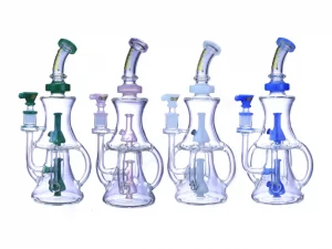 HUNKS SMOKE 11IN WATER PIPE WPC-301