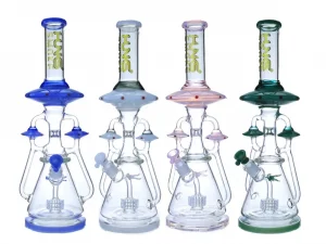 HUNKS SMOKE 17IN WATER PIPE WPA-613