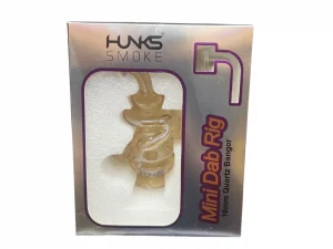 HUNKS SMOKE GOLD INFINITY MINI RIG 5.5INCH