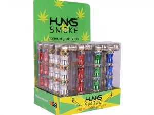HUNKS SMOKE PREMIUM PIPE SET DISPLAY 20CT GT-030