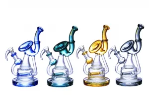 HUNKS SMOKE WATER PIPE WPE-849 9IN