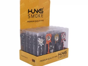 HUNKS SMOKE PREMIUM PIPE SET DISPLAY 20CT GT-060