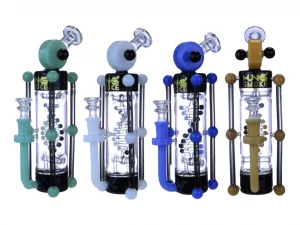 HUNKS SMOKE 12IN WATER PIPE WPD-417