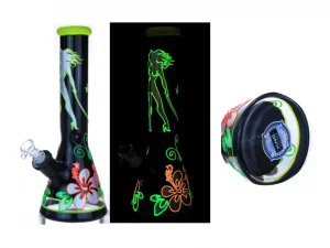 HUNKS SMOKE 14" WATER PIPE WPB-364