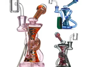 HUNKS SMOKE 7IN WATER PIPE HS-750