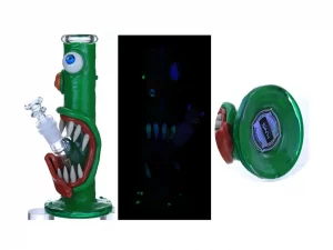 HUNKS SMOKE 9" WATER PIPE BK-5015