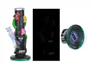 HUNKS SMOKE 9" WATER PIPE BK-5017