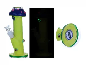 HUNKS SMOKE 9" WATER PIPE BK-5018