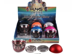 HUNKS SMOKE HELMET AND SKULL GRINDER GT-6618A 6CT