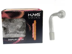 HUNKS SMOKE OIL BURNER 18MM MALE 24CT MXZ-04