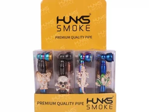 HUNKS SMOKE PREMIUM PIPE SET DISPLAY 20CT GT-016