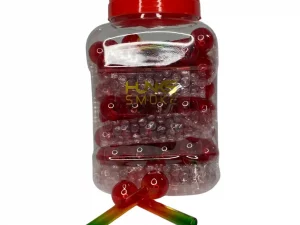 HUNKS SMOKE RASTA 4IN OIL BURNER JAR 90CT GT-038CE