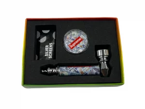 HUNKS SMOKE RASTA PIPE SET PREMIUM