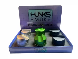 HUNKS SMOKE ALUMINIUM GRINDER 6CT GT-163BB