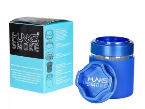 HUNKS SMOKE GLASS - ALUMINUM PREMIUM GRINDER CN6556
