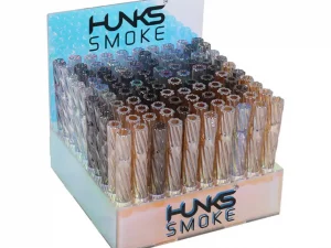 HUNKS SMOKE MIX COLOR CHILLUM SPIRAL GT-240Q 100CT DISPLAY