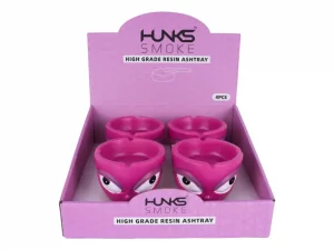 HUNKS SMOK RESIN ASHTRAY 4CT XH6235