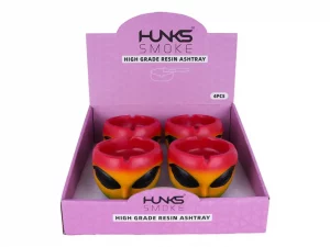 HUNKS SMOK RESIN ASHTRAY 4CT XH6236