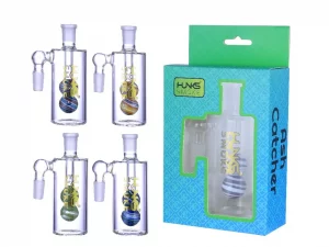 HUNKS SMOKE 4" 14MM ASH CATCHER WPG-82