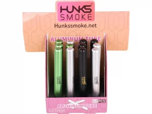 HUNKS SMOKE ALUMINIUM CIGG SAVER 12CT GT-020CB