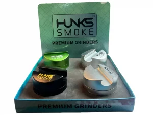 HUNKS SMOKE ALUMINIUM GRINDER 4CT GT-164BB