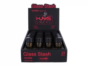 HUNKS SMOKE GLASS STASH BOTTLE 24CT GT-162Q