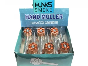 HUNKS SMOKE METAL PIPE BULLET 12CT GT-689C