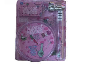 HUNKS SMOKE PIPE SET PINK