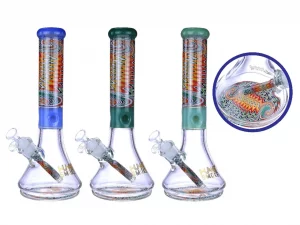 HUNKS SMOKE PREMIUM 13" WATER PIPE CL026
