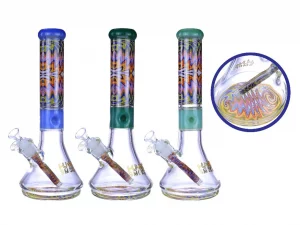 HUNKS SMOKE PREMIUM 13" WATER PIPE CL027