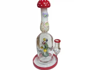 HUNKS SMOKE PREMIUM 8" MUSHROOM WATER PIPE GB130