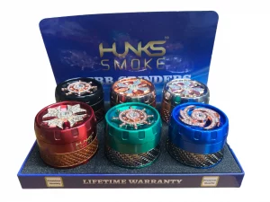 HUNKS SMOKE PREMIUM GRINDER 6CT GT-746C