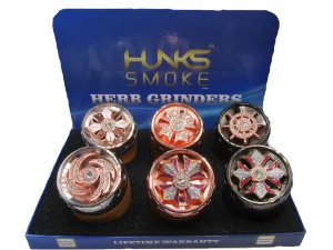 HUNKS SMOKE PREMIUM GRINDERS 6CT GT-233BA LMX-612