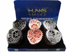 HUNKS SMOKE PREMIUM GRINDERS 6CT GT-235BA LMX-610