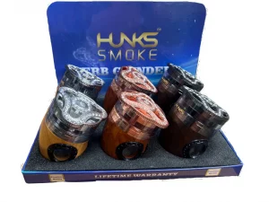 HUNKS SMOKE PREMIUM GRINDERS 6CT GT-237BA LMX-208