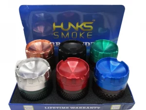 HUNKS SMOKE PREMIUM GRINDERS 6CT GT-288C