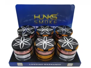HUNKS SMOKE PREMIUM GRINDERS 6CT GT-449C LMX-602