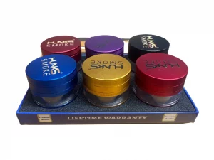 HUNKS SMOKE PREMIUM GRINDERS 6CT LSC-41 GT-104BB