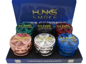 HUNKS SMOKE PREMIUM GRINDERS 6CT LSXM-02 GT-219BA
