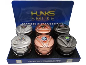 HUNKS SMOKE PREMIUM GRINDERS 6CT LSXM-05 GT-216BA