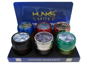 HUNKS SMOKE PREMIUM GRINDERS 6CT LSXM-07 GT-221BA