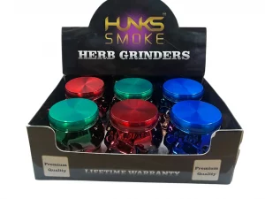 HUNKS SMOKE PREMIUM GRINDERS SKULL 6CT