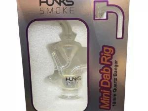 HUNKS SMOKE RAINBOW IRIDESCENT CLAUDE MINI DAB RIG 5.5INCH