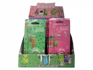 HUNKS SMOKE METAL PIPE SET 12CT YD-127